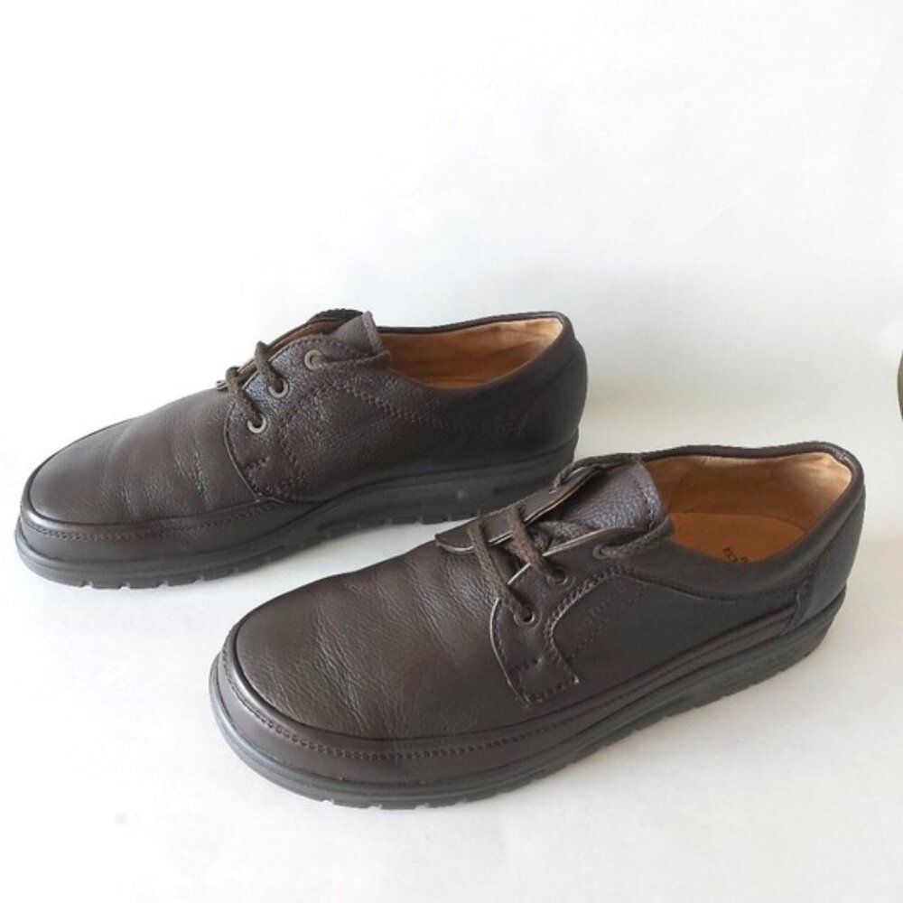 Solidus Men Natural German Lace-up Shoes Size 10.5 Brown Comfort Walking Casual